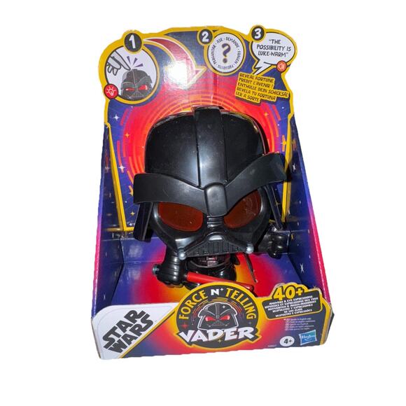 Star Wars Force N Telling Vader Electronic Figure- Black NIB - Picture 1 of 7